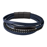 Pulseira lotus style ls2144-2/2 couro, homem