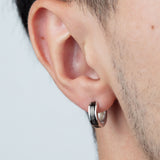 Brincos lotus style ls2159-4/1 de aço inoxidável, homem_LIFESTYLE