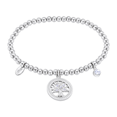 Pulseira árvore da vida lotus style ls2170-2/4 316l de aço inoxidável, mulher