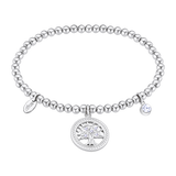 Pulseira árvore da vida lotus style ls2170-2/4 316l de aço inoxidável, mulher