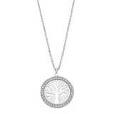 Colar árvore da vida lotus style ls2181-1/1 aço, mulher