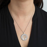 Colar árvore da vida lotus style ls2181-1/1 aço, mulher
