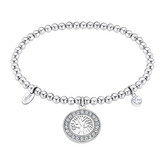 Pulseira árvore da vida lotus style ls2181-2/4 aço, mulher