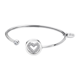 Pulseira coração lotus style ls2182-2/1 316l de aço inoxidável, mulher