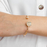Pulseira árvore da vida lotus style ls2225-2/4 aço, mulher