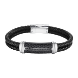 Pulseira lotus style ls2286-2/1 316l de aço inoxidável, homem