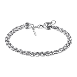Pulseira cadeia lotus style men in black ls2292-2/1 316l de aço inoxidável, homem