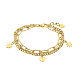 Pulseira lotus style woman's heart ls2313-2/2 316l de aço inoxidável, mulher