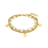 Pulseira lotus style woman's heart ls2314-2/2 316l de aço inoxidável, mulher