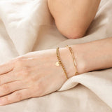 Pulseira lotus style woman's heart ls2314-2/2 316l de aço inoxidável, mulher