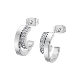 Brincos lotus style ls2322-4/1 316l de aço inoxidável, mulher