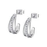 Brincos lotus style ls2325-4/1 316l de aço inoxidável, mulher