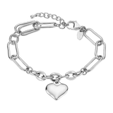 Pulseira coração lotus style woman's heart ls2334-2/1 de aço inoxidável, mulher_PRODUCT