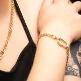 Pulseira fantasia lotus style urban woman ls2338-2/2 de aço inoxidável, mulher_LIFESTYLE