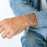 Pulseira lotus style men in black ls2362-2/1 316l de aço inoxidável, homem