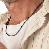 Colar lotus style urban man ls2367-1/3 316l de aço inoxidável, homem