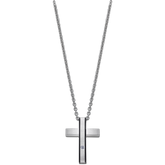 Colar cruz lotus style men in black ls2369-1/1 de aço inoxidável, homem_PRODUCT
