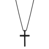 Colar cruz lotus style men in black ls2370-1/1 de aço inoxidável, homem_PRODUCT