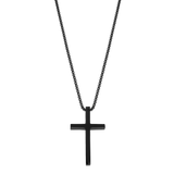 Colar cruz lotus style men in black ls2370-1/1 de aço inoxidável, homem_PRODUCT