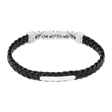 Pulseira lotus style men in black ls2385-2/1 316l de aço inoxidável, homem