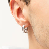 Brincos lotus style men's earrings ls2390-4/1 de aço inoxidável, homem_LIFESTYLE