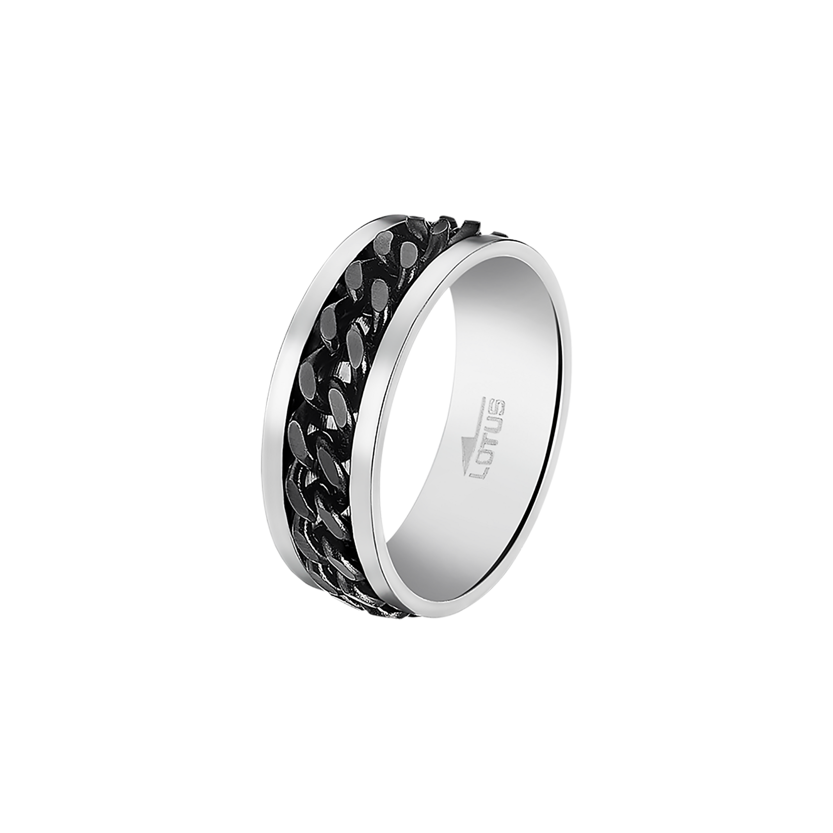 Anel lotus style ls2394-3/220 316l de aço inoxidável, homem_PRODUCT