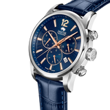 Relógio masculino jaguar acamar chronographe de cor azul. j968/2