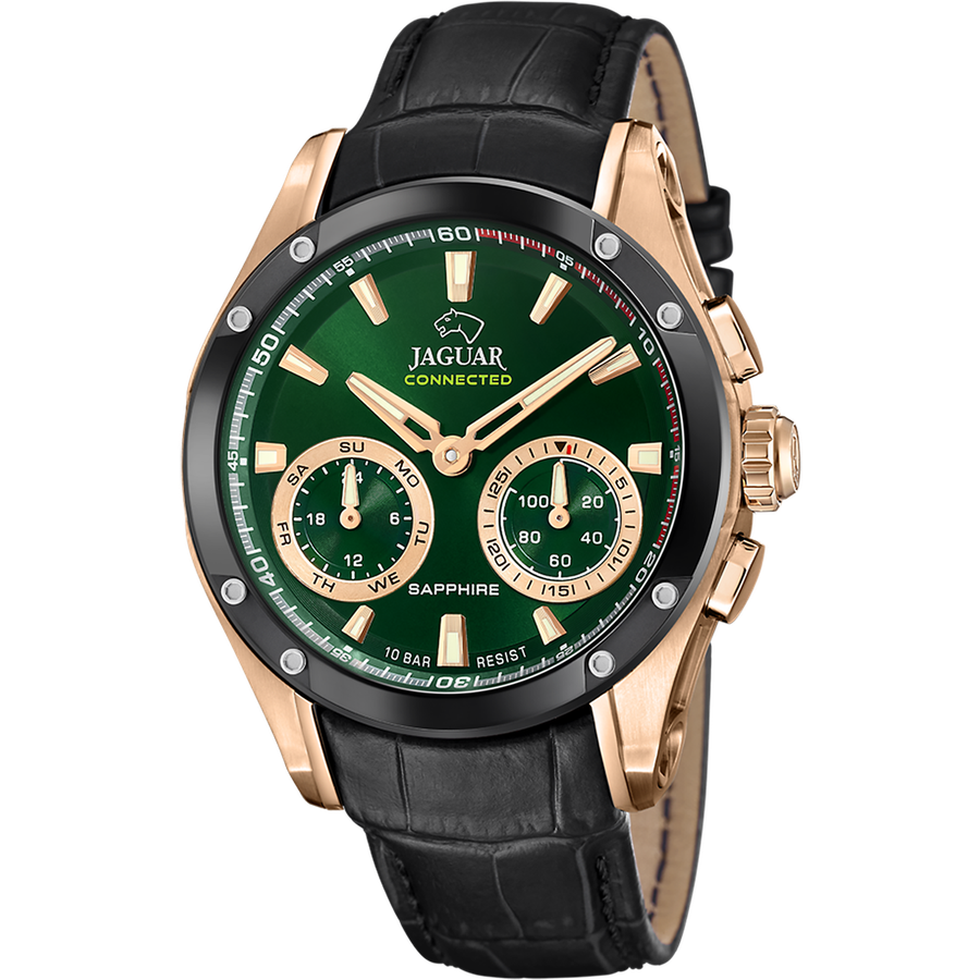 Relógio masculino jaguar connected men de cor verde. j959/2