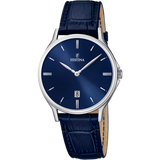 Relógio festina classics f16745/3 azul com correia de couro, homem_PRODUCT