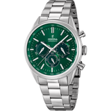 Relógio festina f16820/r verde com correia de aço, homem_PRODUCT