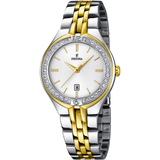 Relógio festina mademoiselle f16868/1 prateado com correia de aço, mulher._PRODUCT