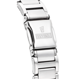 Relógio Festina Mademoiselle F16936/A prateado com bracelete de aço, mulher