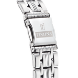 Relógio Festina Mademoiselle F16940/A Prateado com Bracelete de Aço, Mulher