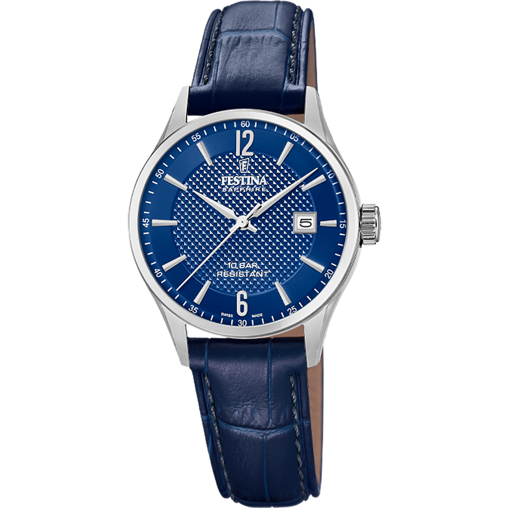 Relógio festina swiss made f20009/8 azul mulher_PRODUCT