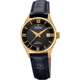Relógio festina swiss made f20011/4 preto com correia de couro, mulher._PRODUCT