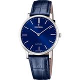 Relógio festina swiss made f20012/3 azul com correia de couro, homem._PRODUCT
