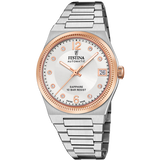 Relógio festina f20031/1 creme mulher