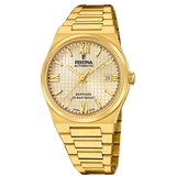 Relógio masculino festina swiss made rivé f20032/2 champagne_PRODUCT