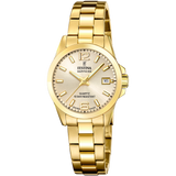 Relógio festina swiss made f20050/2 bege pulsera de 316l de aço inoxidável, mulher_PRODUCT