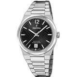 Relógio festina swiss made f20052/8 preto mulher