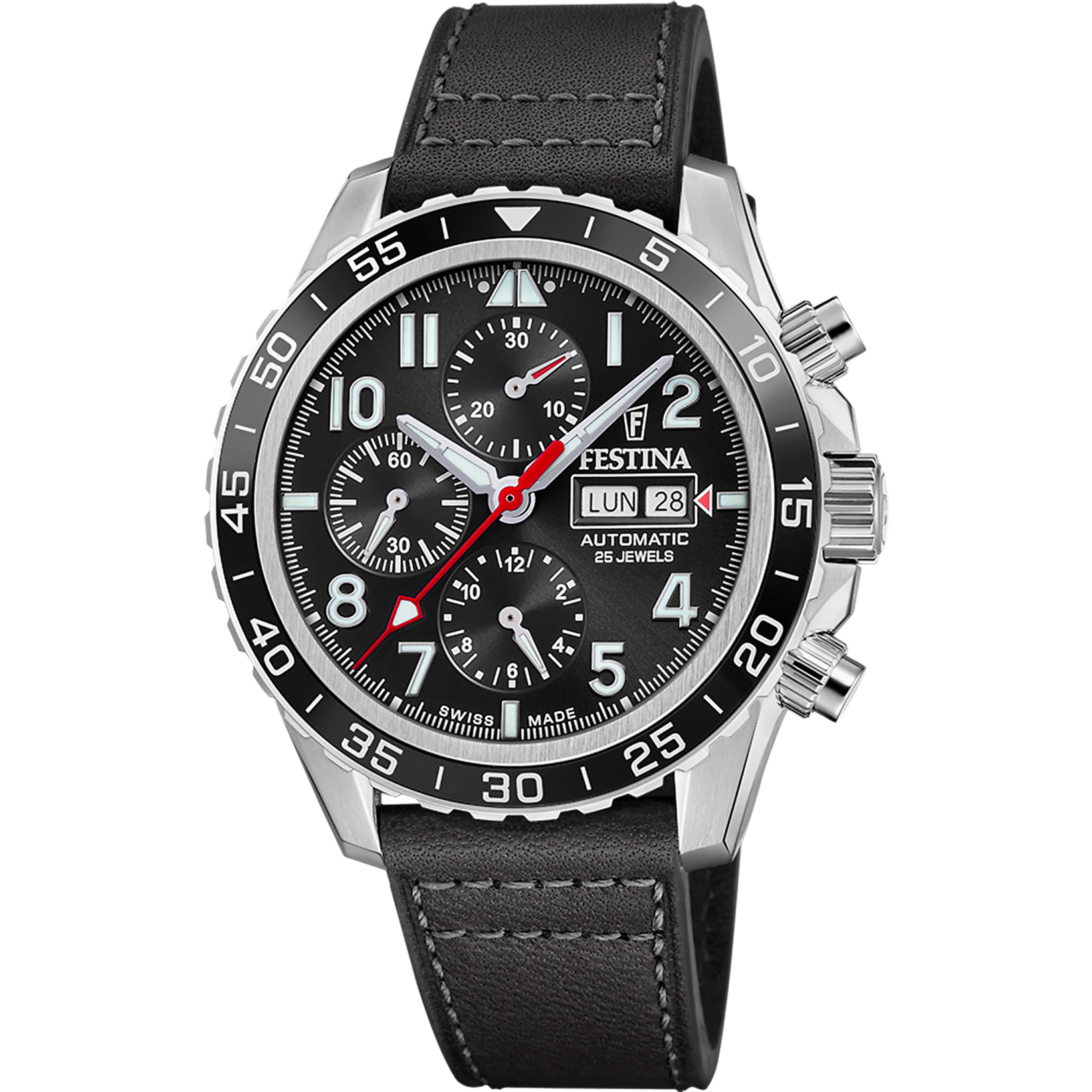 Relógio festina swiss made f20056/3 preto homem_PRODUCT