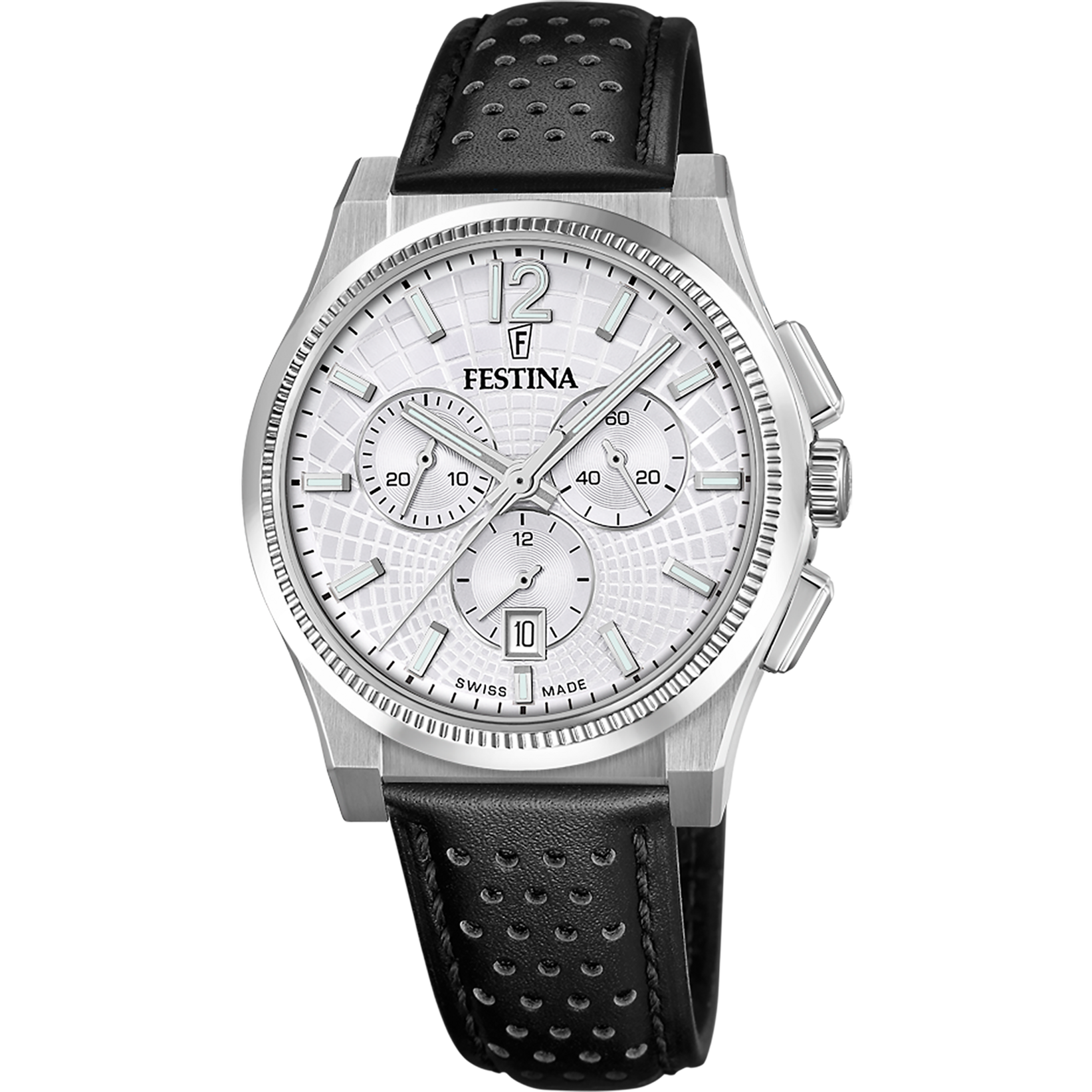 Relógio masculino festina swiss made rivé f20060/1 prateado_PRODUCT