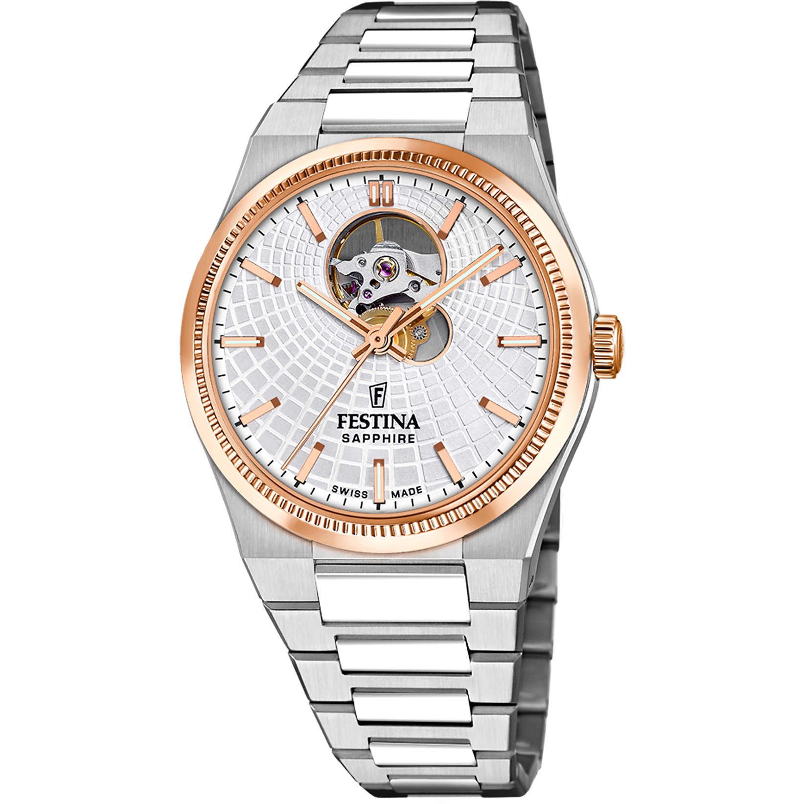 Relógio festina swiss made rivé f20061/1 prateado_PRODUCT