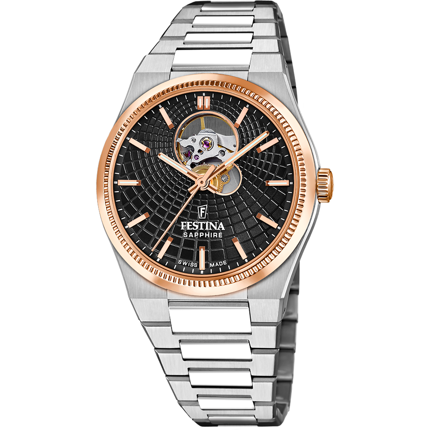 Relógio masculino festina swiss made rivé f20061/4 preto_PRODUCT