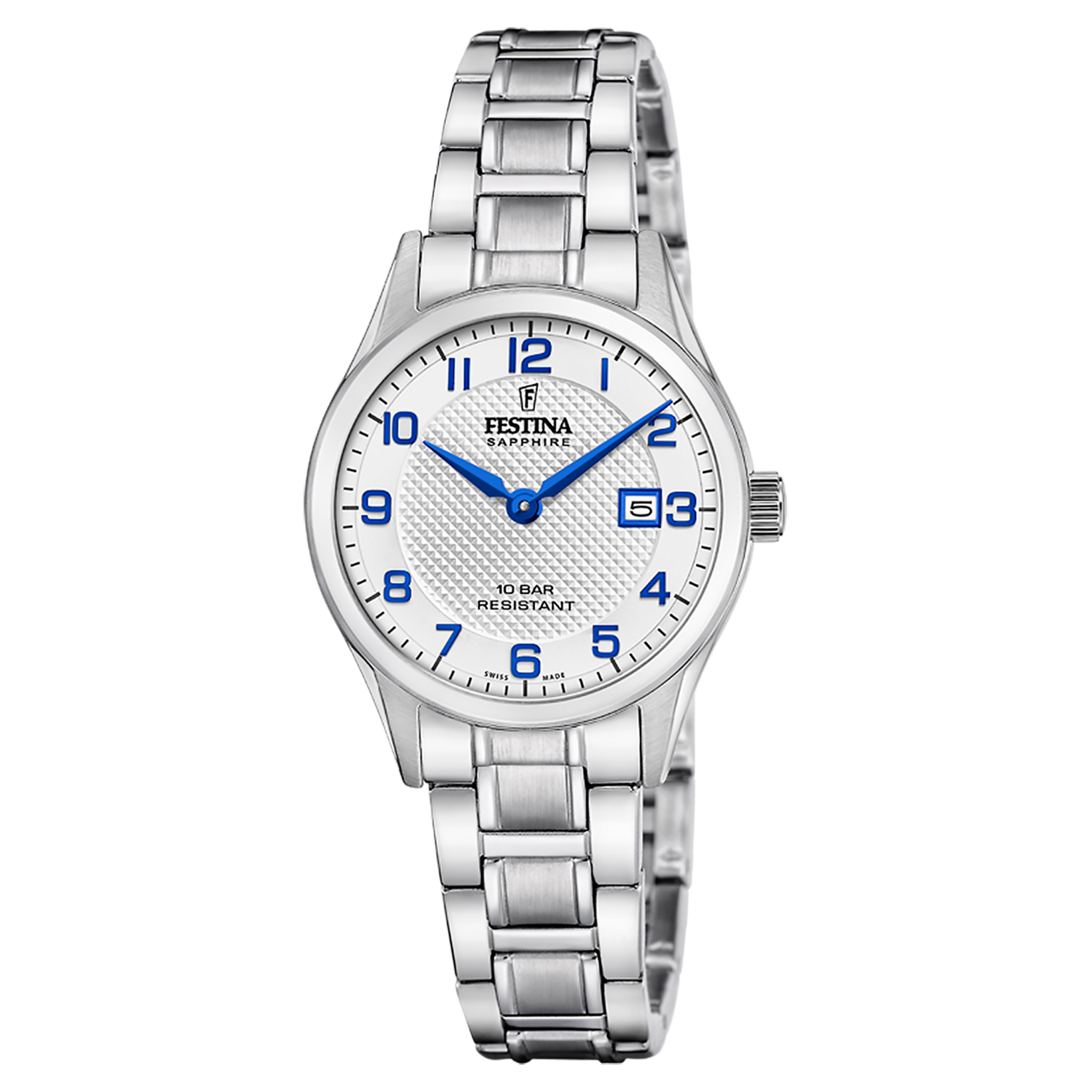 Relógio festina swiss made f20068/1 prata cinza mulher_PRODUCT