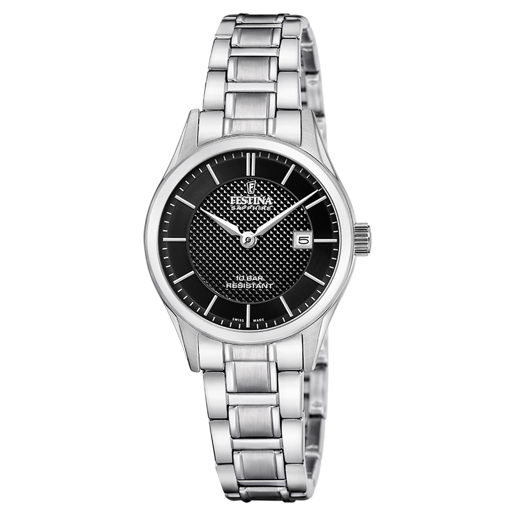 Relógio festina swiss made f20068/6 preto mulher_PRODUCT