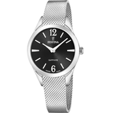 Relógio festina swiss made grace f20076/5 preto pulsera de 316l de aço inoxidável, mulher_PRODUCT