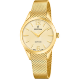 Relógio festina swiss made grace f20077/3 bege pulsera de 316l de aço inoxidável, mulher_PRODUCT