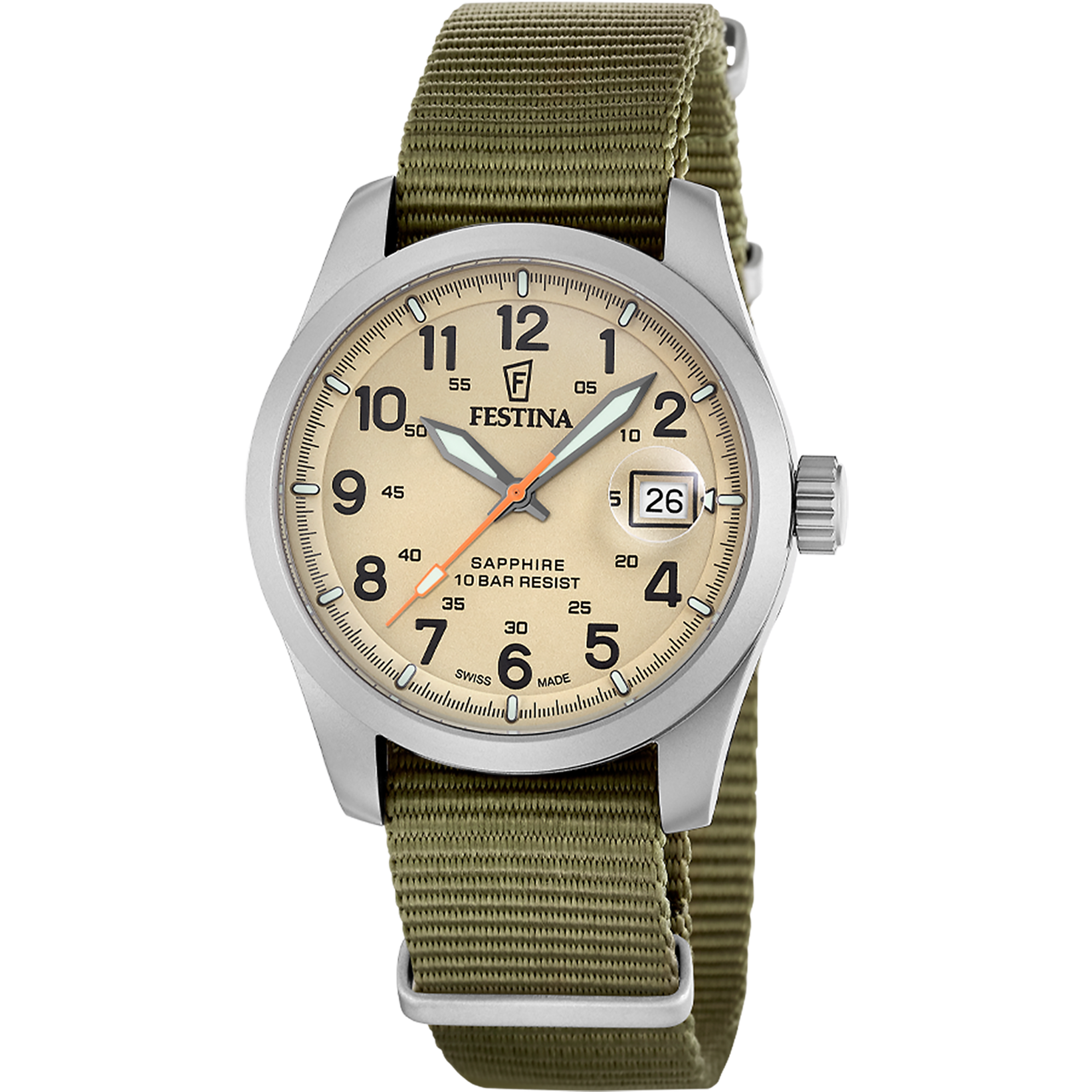 Relógio festina swiss made f20082/1 castanho homem_PRODUCT