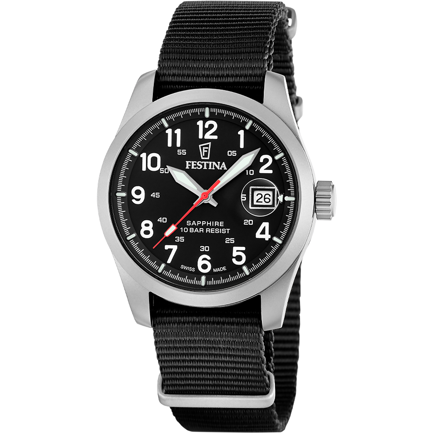 Relógio festina swiss made f20082/3 preto homem_PRODUCT